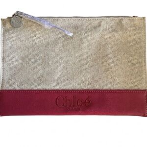 NWT Chloe Makeup Cosmetic Bag